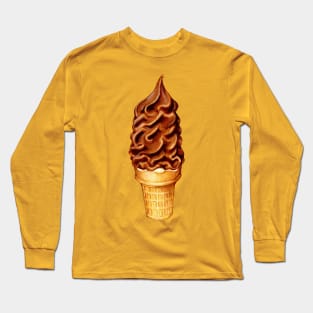 Chocolate Dip Cone Long Sleeve T-Shirt